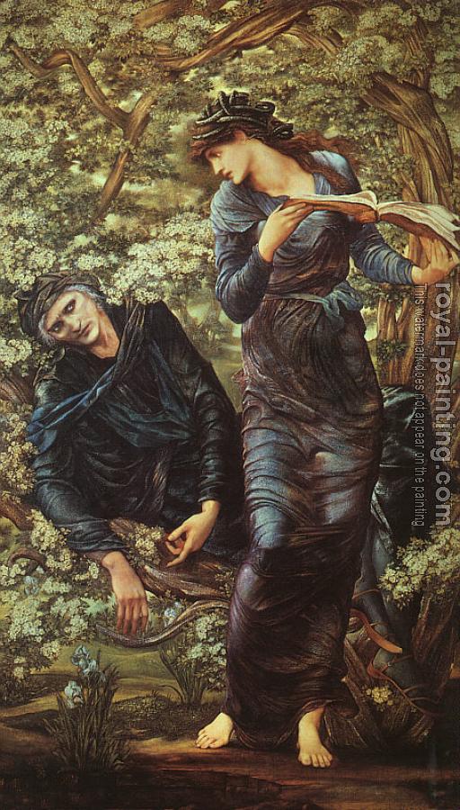 Sir Edward Coley Burne-Jones : The Beguiling of Merlin